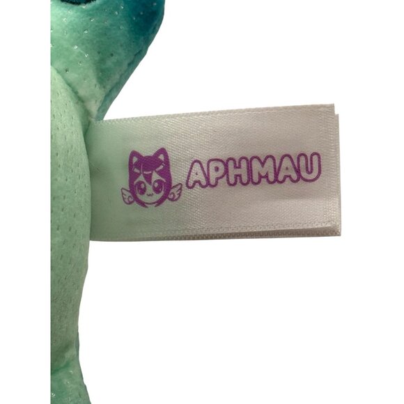 Aphmau 2024 MeeMeows Kim Cat 6" plush Glitter Edition Green Teal Sparkly - Picture 6 of 8